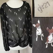 Ladies GEORGE G21 Sheer Black