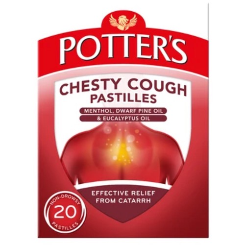 Exp potters chesty cough - 07/28,