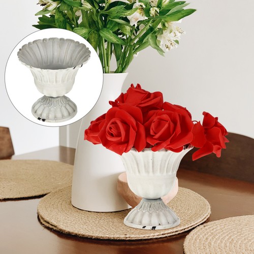 Grecian planter rustic - rustic, iron