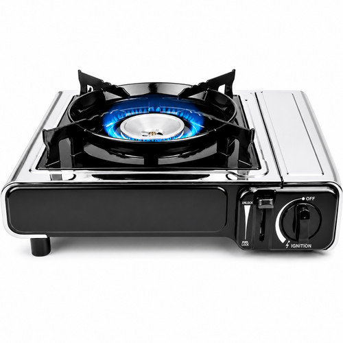 Portable gas camping stove - camping,