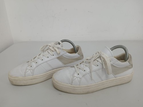 Zara women white leather - women's,