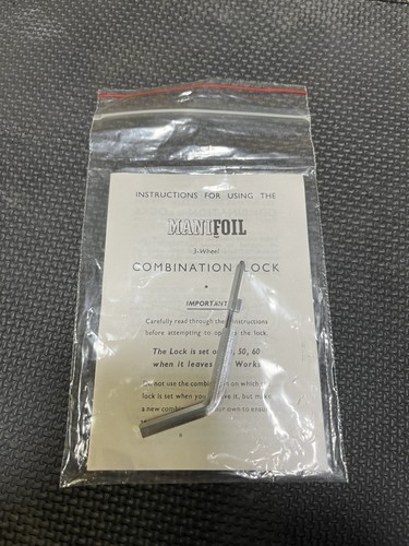Genuine chubb manifoil lock - manifoil,