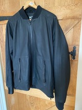 Y-3 mens leather jacket medium used
