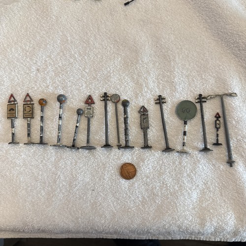 Vintage metal railway - metal,