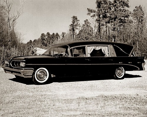 Antique funeral hearse photo - funeral,