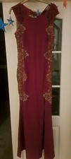 Lipsy Deep Red Evening prom Ball bridesmaid dress 12