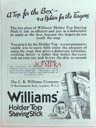 Williams holder top - 'holder, shaving