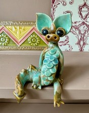 Vintage Yare Designs Pottery Dragon Figurine