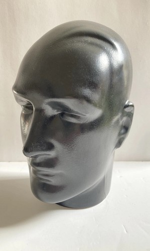 Vintage ceramic male head - male,