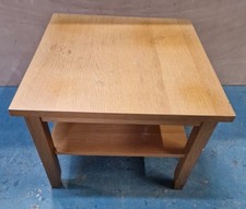 Modern Oak Coffee Table - Some Wear & Tear - Ikea Skoghall - (#929)