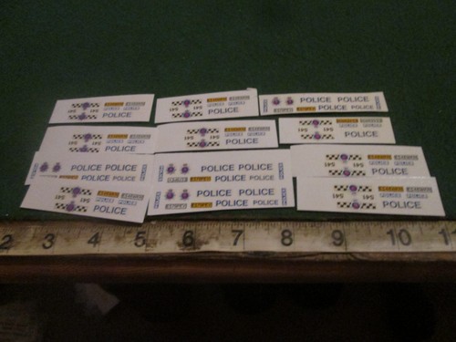 Police decals 1 43 - x,