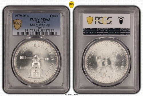 Mexico silver onza unc coin - 1,