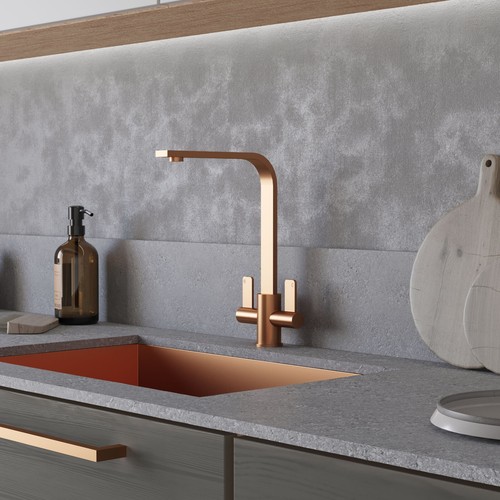 Twin lever kitchen - lever,