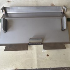   For STOVAX RIVA 40 INSET LOWER BAFFLE/THROAT PLATE - RVAC076 Stainless  