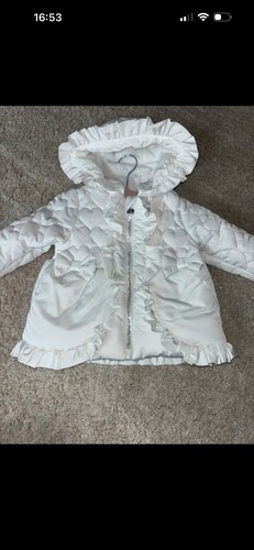 Little girls white hooded - little,