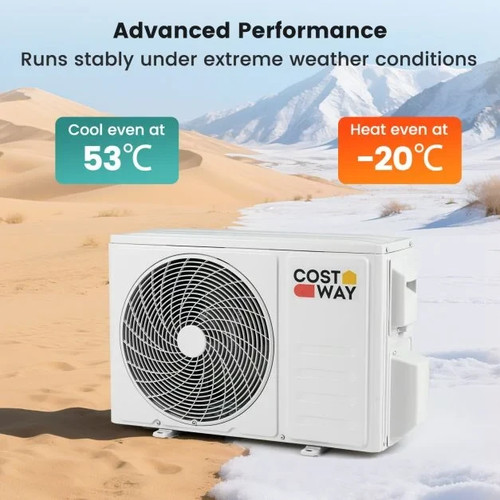 Costway 9000 btu - (2.6, kw)