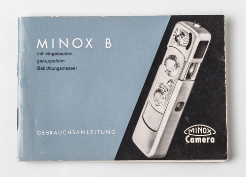 Minox manual operating - minox, b