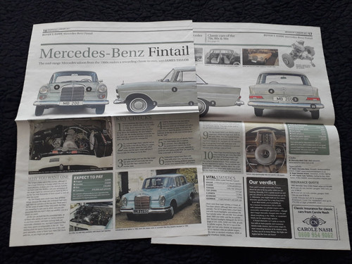 Mercedes benz 300se fintail - 300se,