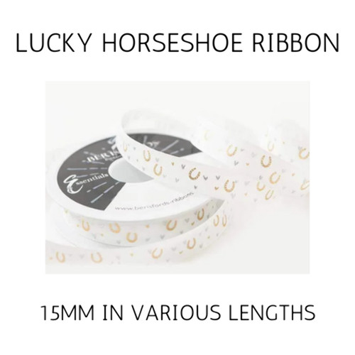 Lucky horseshoe ribbon - ribbon, width