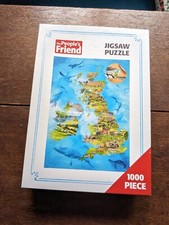 British Isles  1000 Piece Puzzle, done once, complete, People's Friend VGC