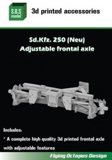 S.B.S Models 3D021, Sd.Kfz.250 (Neu) Adjustable frontal axle for Dragon/Da, 1/35