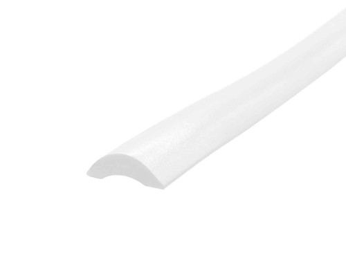 White 10mm wide screw cover - white,