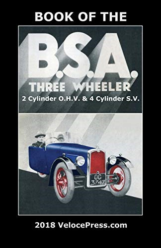Book the bsa three wheeler - the,