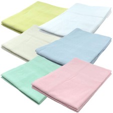 Baby Flannelette Flat Sheets Pack of 2 Moses Basket Cot Bed COTTON