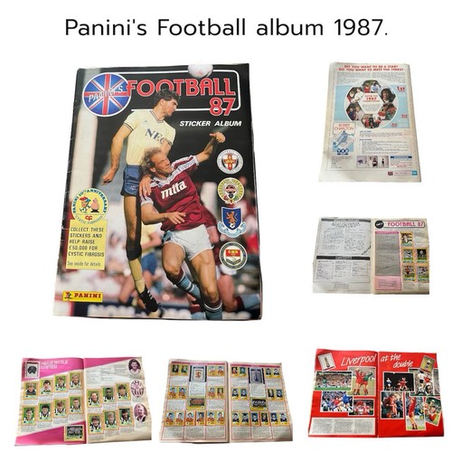 Panini 1987 football - football, sticker