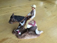 Schleich Horse Rare & Retired Sliding stop western cowboy & horse