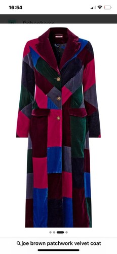 Joe browns women velvet coat - browns,