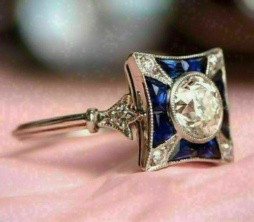 Vintage 60ct diamond - vintage, art