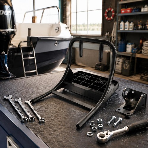 Transom engine bracket - engine,