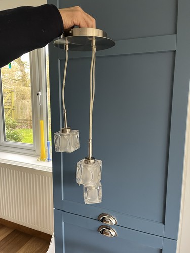 Pendant light fitting chunky - light,