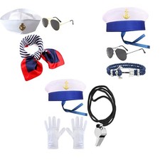 White Color Sailor Hat with