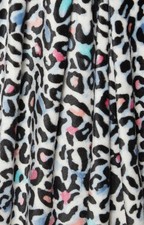 Leopard Print Multicolour Large Blanket Fleece Throw Sofa Bed Warm Cosy