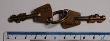 Pair of vintage brass Chubb