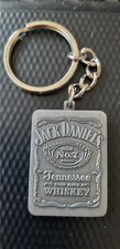 Jack Daniels Old No.7 Tennessee Whiskey Advertising Metal Key Ring 