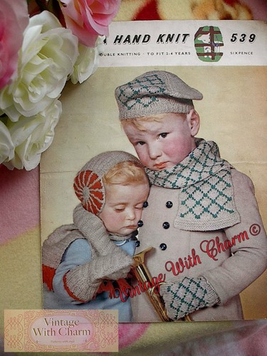 Vintage knitting pattern - knitting,