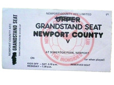 Newport County Reserved Grandstand Seat