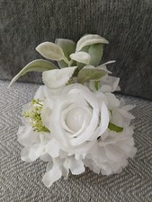 Wedding silk flower cake