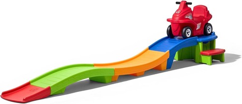 Red push car - with, down