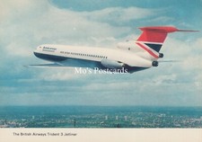 Civil Aviation Postcard - British Airways Trident 3 Jetliner Aeroplane  RR22594
