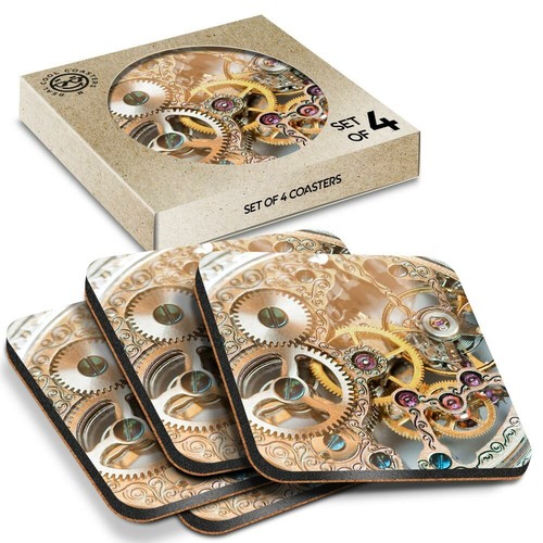 Boxed square coasters - 4,