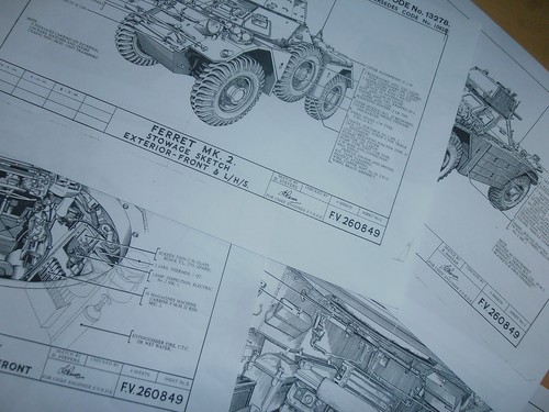 Stowage sketches daimler - ,