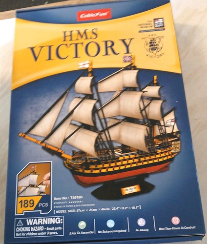 Cubicfun ship model hms - ship,