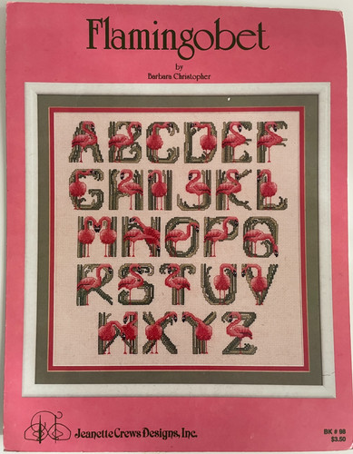 Flamingobet cross stitch chart - flamingobet,