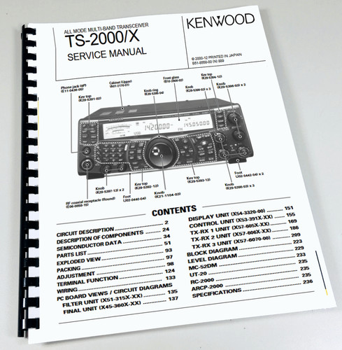 Kenwood 2000 service manual - ts-2000,