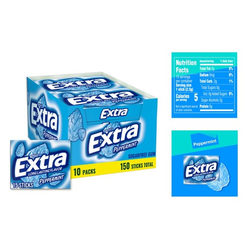 Bulk pack extra peppermint - pack,