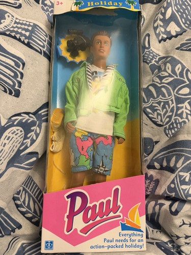 Sindy paul doll holiday with - paul,